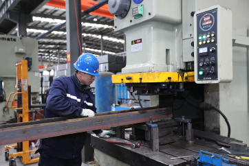 H beam processing equipment at the Tangshan factory