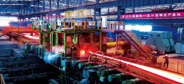 H beam hot-rolling production line at the Tangshan factory